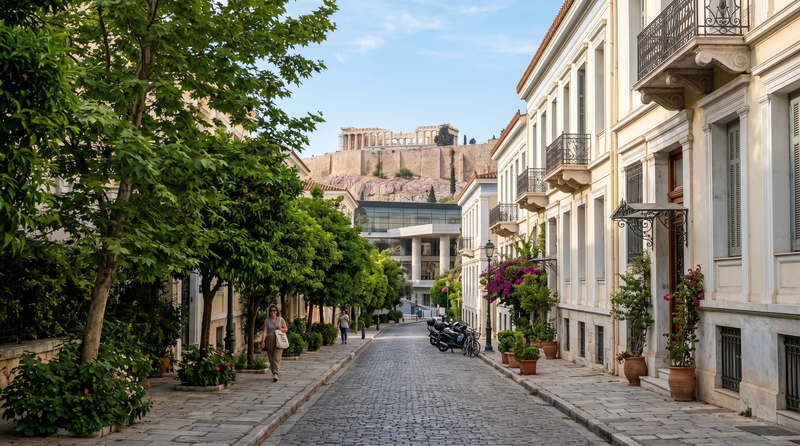 Makrigianni district near Acropolis Museum Athens
